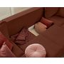 Voir la diapositive 4 : LISA DESIGN Albane - canapé panoramique en u - 7 places - convertible avec coffre - en velours côtelé