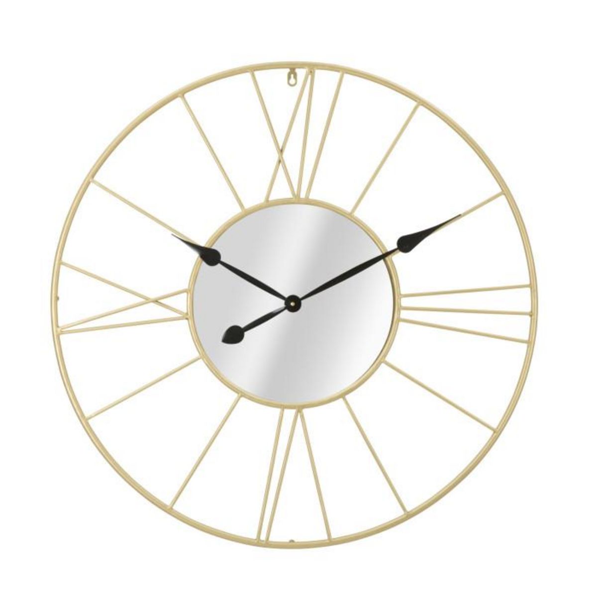 Paris Prix Horloge Murale Avec Miroir  Glam Stick  80cm Or