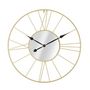 Voir la diapositive 1 : Paris Prix Horloge Murale Avec Miroir  Glam Stick  80cm Or