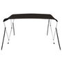 Voir la diapositive 3 : VIDAXL Auvent bimini a 3 arceaux noir 183x140x137 cm