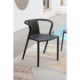 Voir la diapositive 5 : Paris Prix Ensemble Table de Jardin & 4 Fauteuils  Boston & Diego  150cm Gris Anthracite