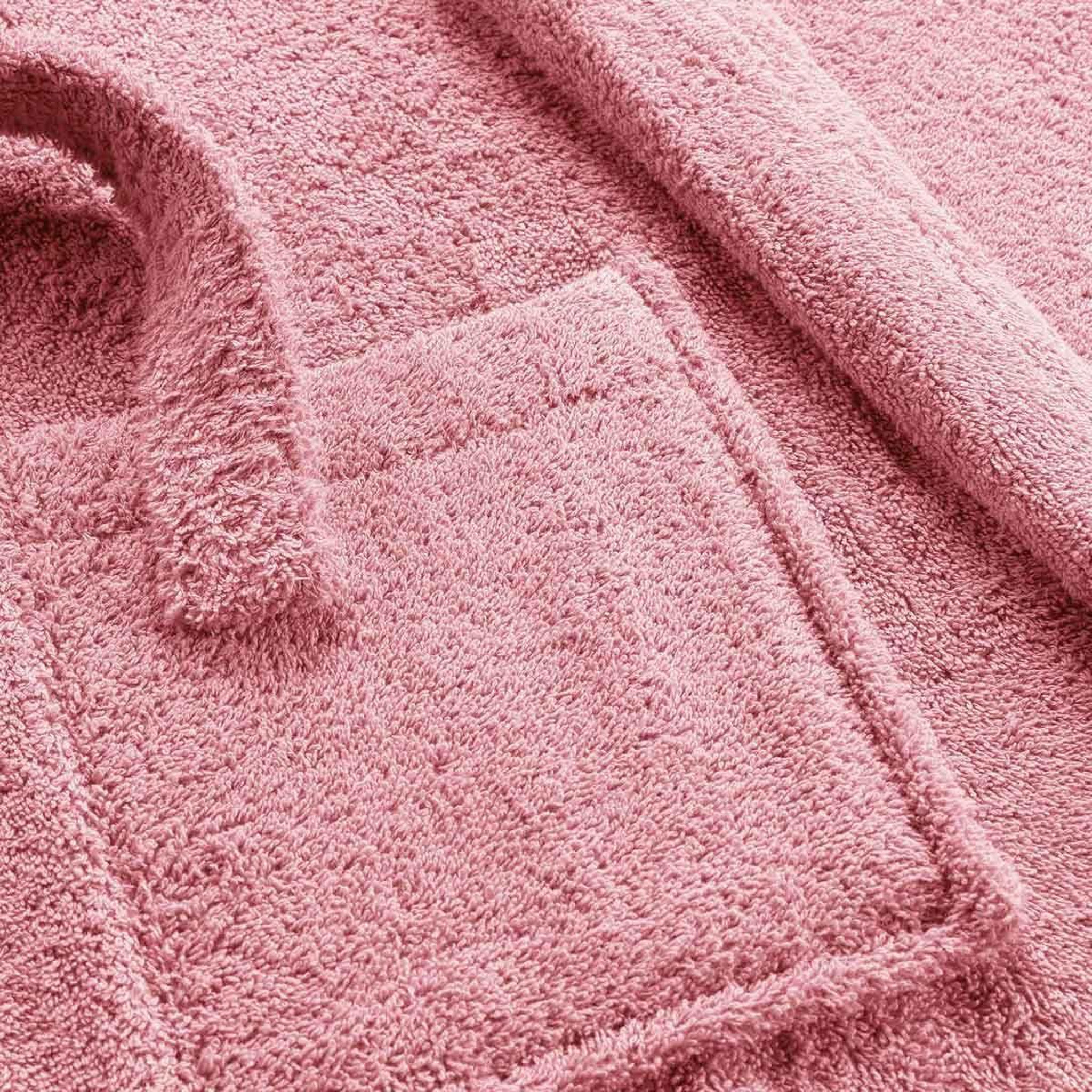 Voir la diapositive 3 : Douceur d'Intérieur Peignoir col châle en coton  tendresse  bois de rose