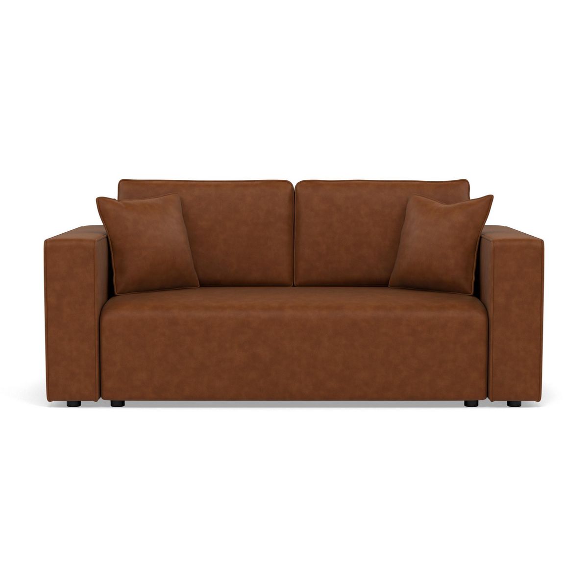 BEST MOBILIER Topaze - canapé droit 2 places en simili