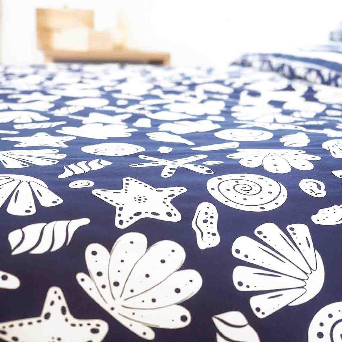 Home collection Parure housse de couette 100% coton 57fils capri