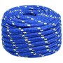 Voir la diapositive 2 : VIDAXL Corde de bateau Bleu 20 mm 100 m Polypropylene