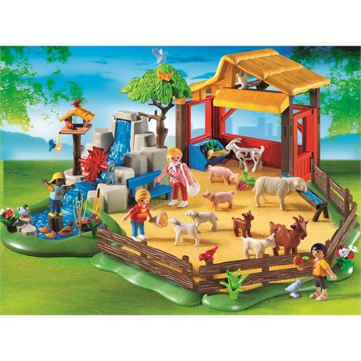 PLAYMOBIL 4851 Parc Animalier Famille