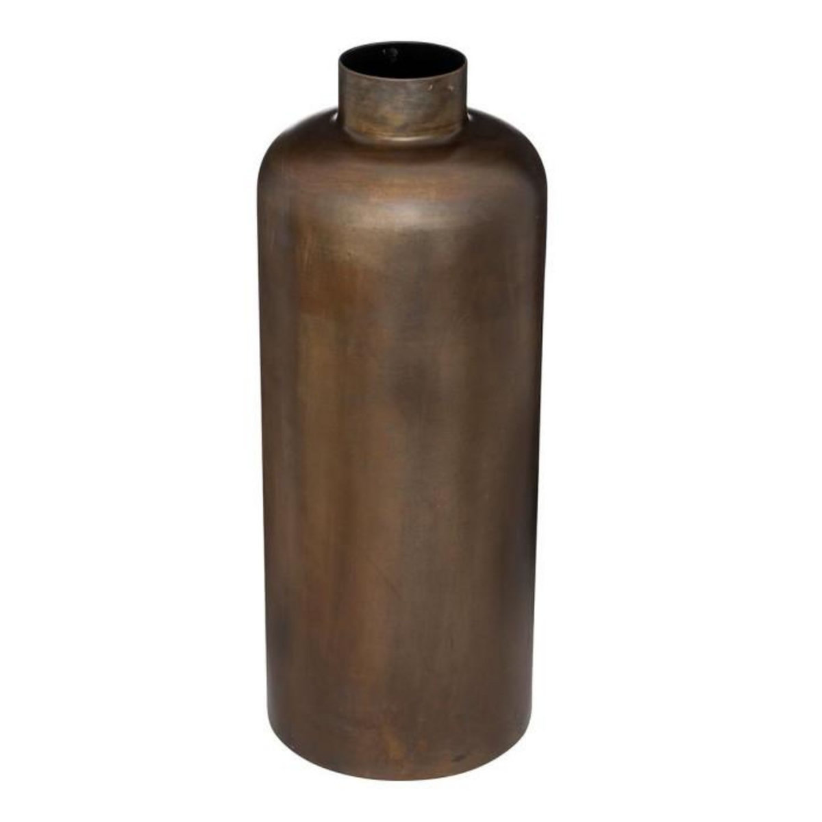 ATMOSPHERA Vase Design en Métal  Antiq  60cm Mordoré