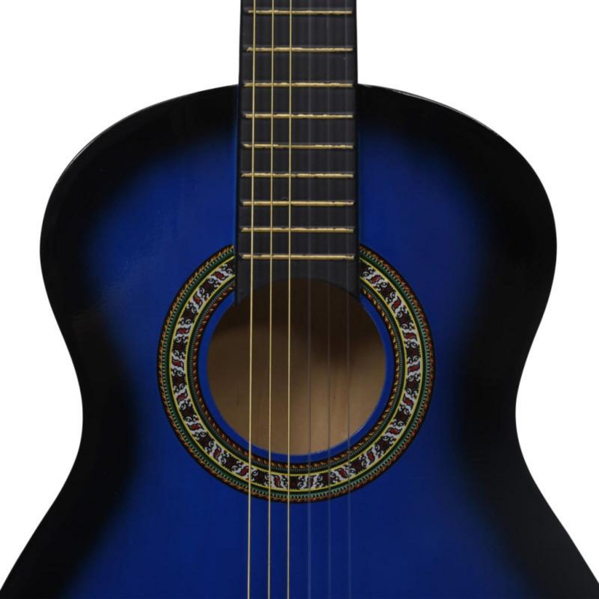 VIDAXL Guitare classique de débutants et enfants Bleu 1 2 34
