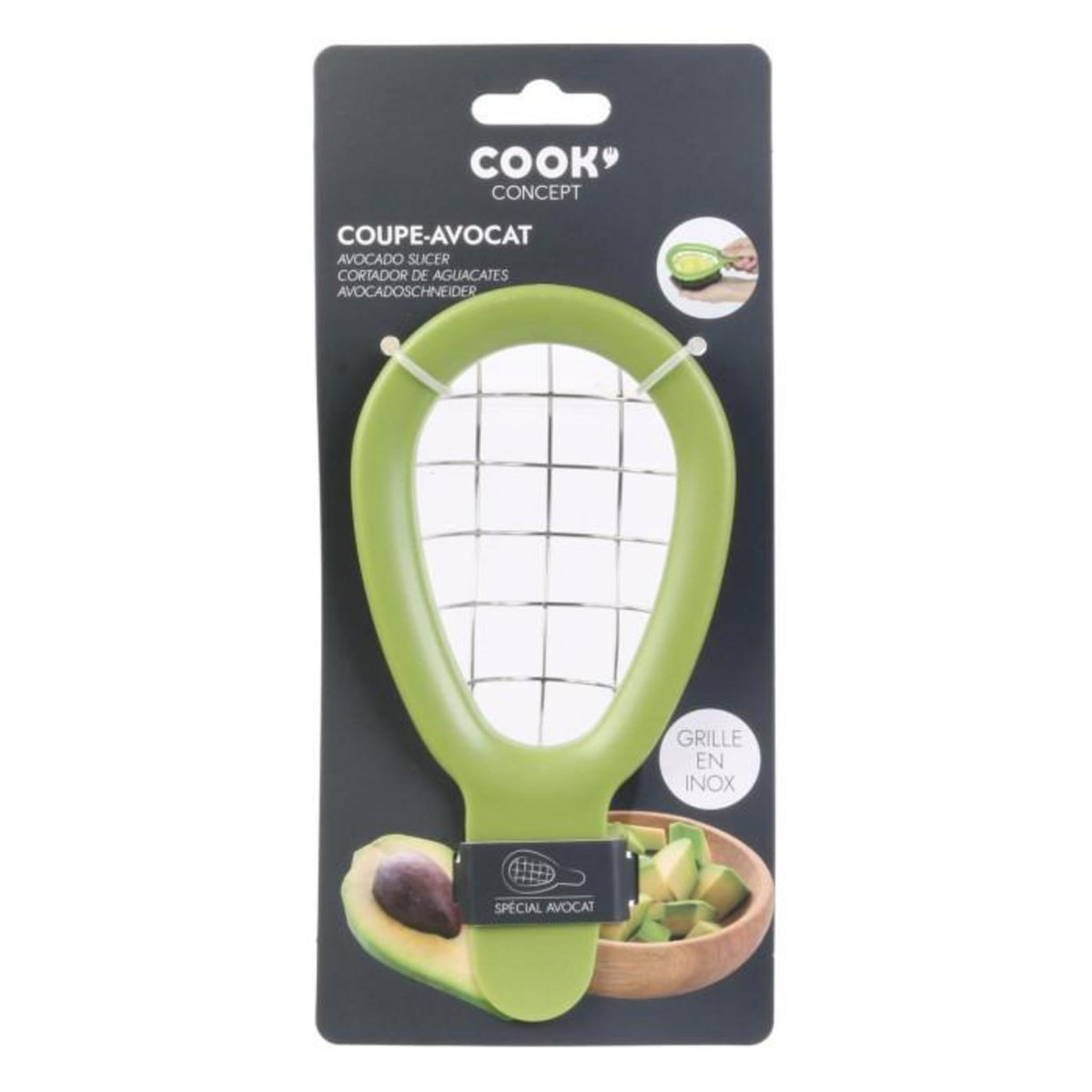 Paris Prix Coupe Avocat  Cubique  16cm Vert