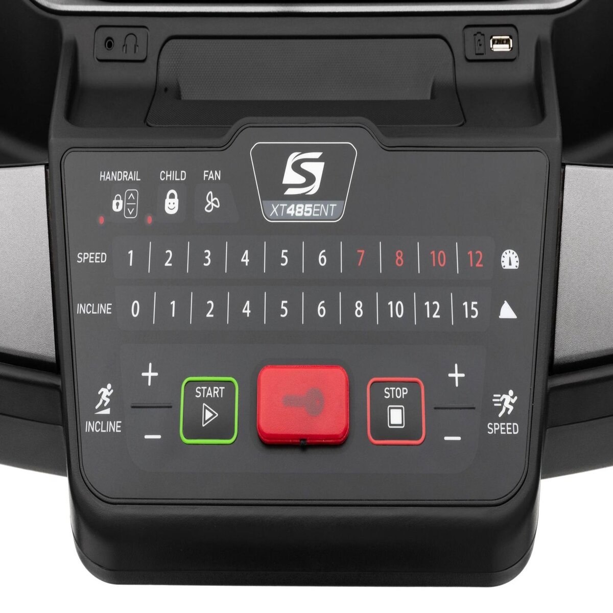 Spirit Tapis de course Motorisé - Spirit - Modèle XT485ENT - 20 Km/h - Bluetooth/App - Maison/Appartement