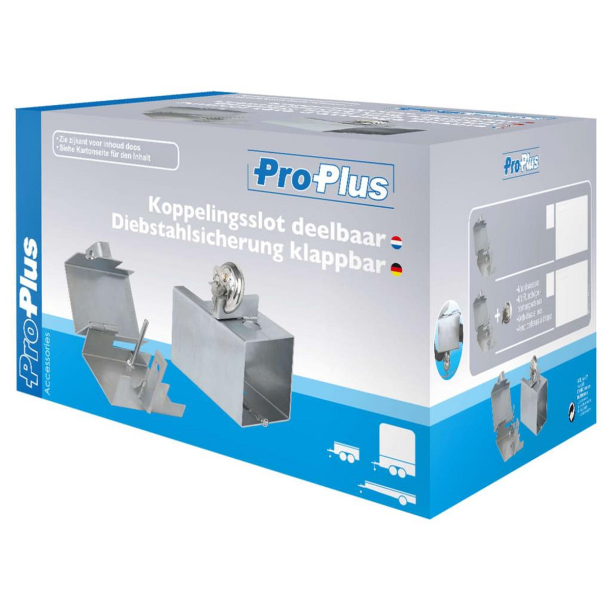 PROPLUS ProPlus Verrou d'accouplement divisible avec serrure 341324S