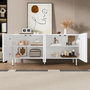 Voir la diapositive 5 : MERAX Buffet 4 porte(s) 0 tiroir(s) - 160 cm blanc mdf