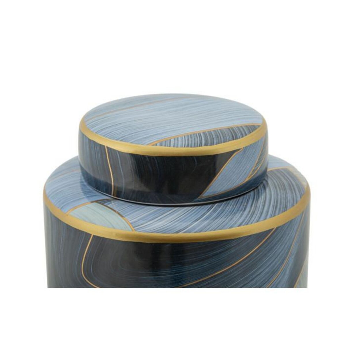 Paris Prix Vase Cylindrique en Céramique  Elegant  24cm Bleu