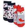 Voir la diapositive 1 : INEXTENSO Lot de 2 paires de chaussettes anti-dérapantes renard bébé garçon