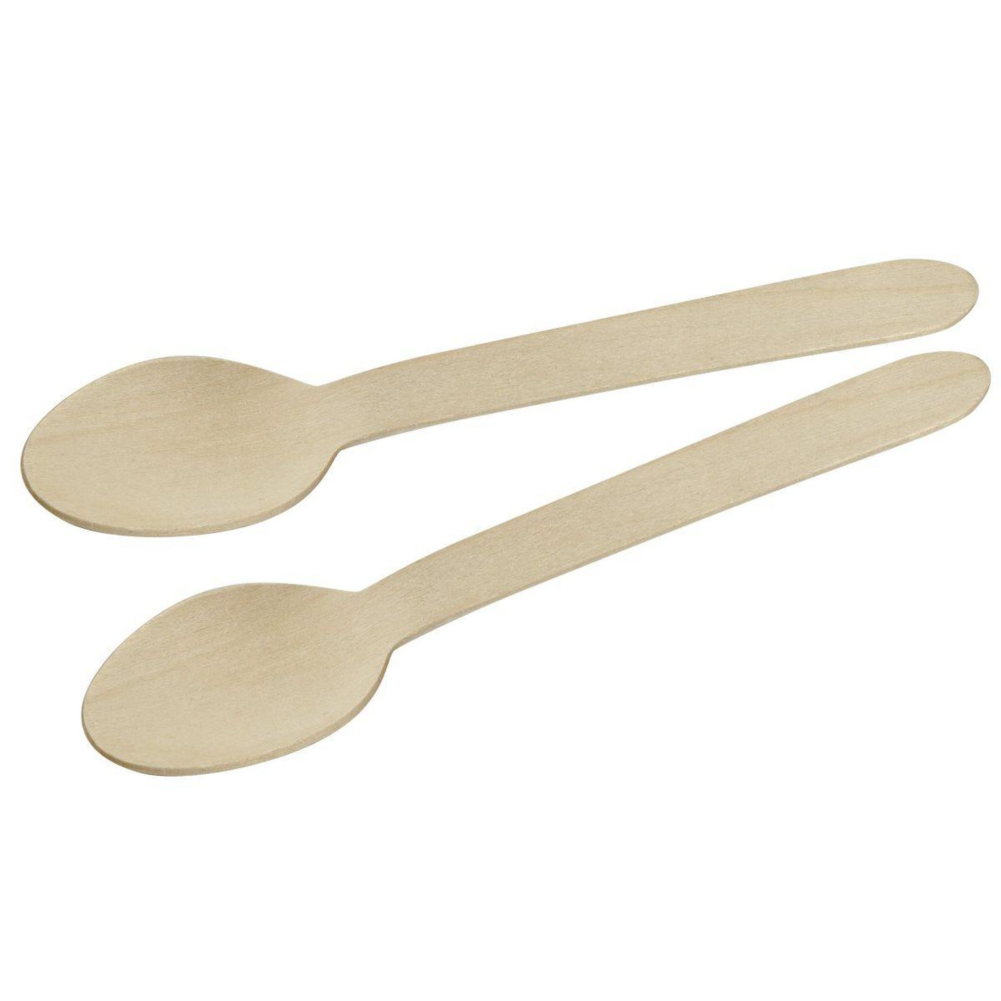 Fackelmann Lot de 30 cuillère à café en bois pour pique-nique fackelmann move