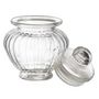 Voir la diapositive 2 : Paris Prix Bonbonnière en Verre  Arrondie  12cm Transparent