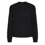 Pieces Pull  Femme Pieces Emma. Coloris disponibles : Noir