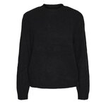 Pieces Pull  Femme Pieces Emma. Coloris disponibles : Noir