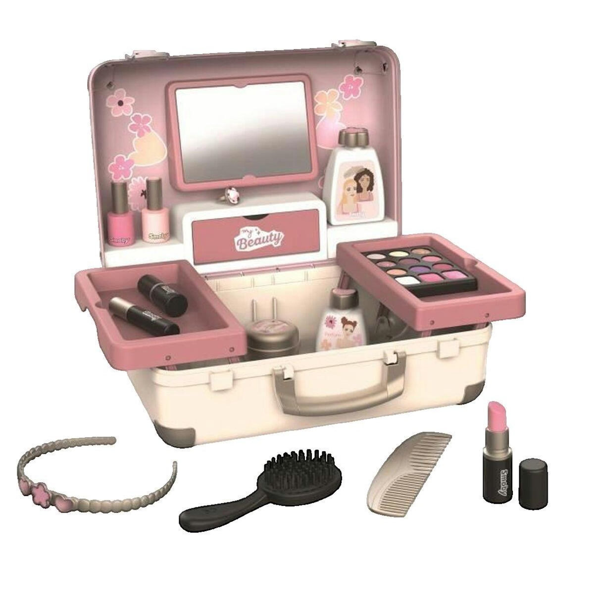 SMOBY Jeu de beauté Smoby Vanity My Beauty compact et nomade
