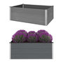 Voir la diapositive 1 : VIDAXL Lit sureleve de jardin WPC 150x100x54 cm Gris