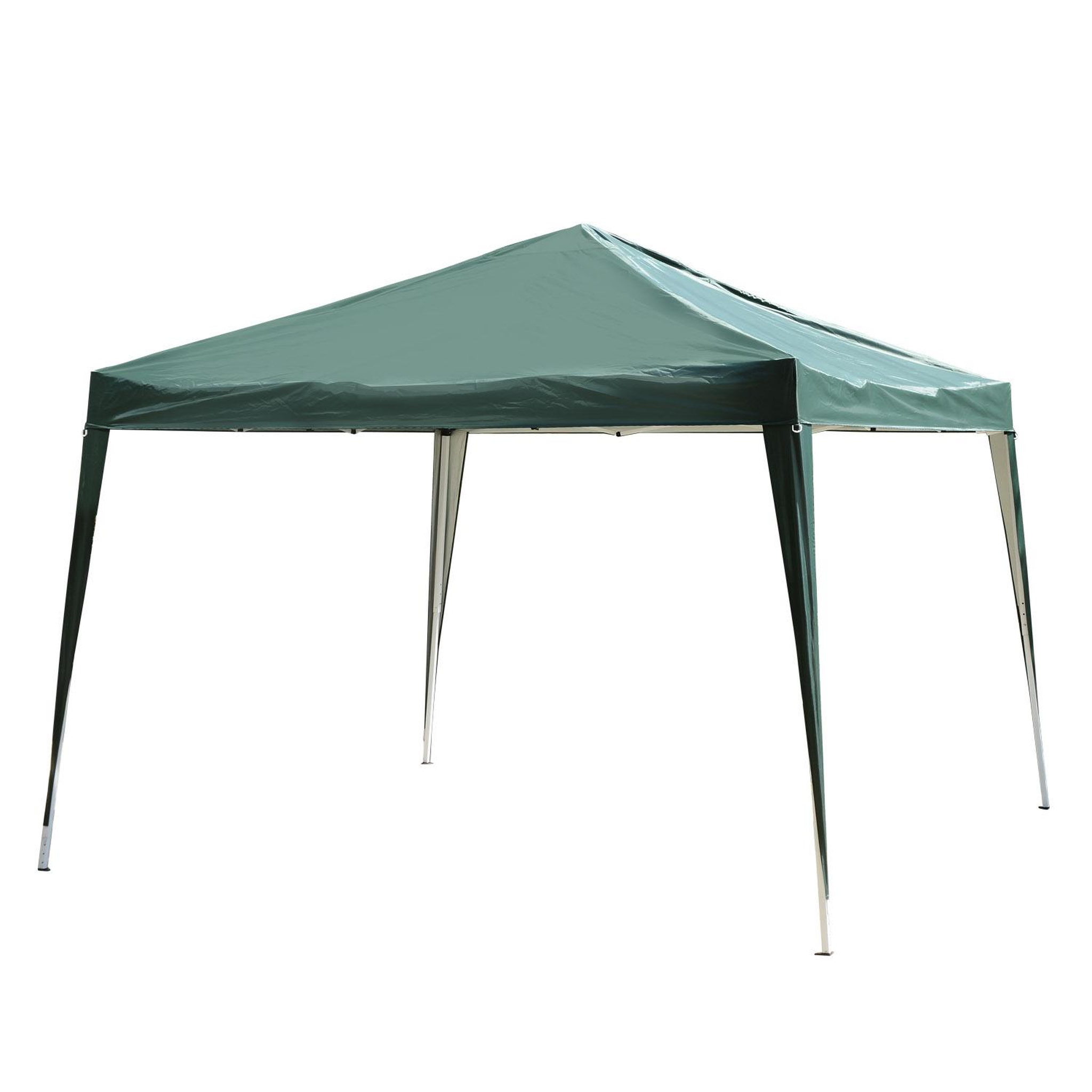Voir la diapositive 1 : OUTSUNNY Tonnelle barnum de jardin pliant anti-UV + sac de transport acier Oxford 3 x 3 x 2,55 m vert