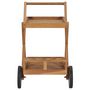 Voir la diapositive 2 : VIDAXL Chariot a the Bois de teck solide