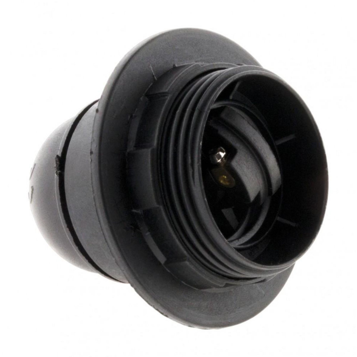 CENTRALE BRICO Douille E27 filete polyester noir