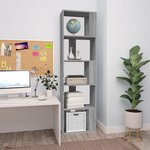 VIDAXL Bibliotheque Sonoma gris 45x24x160 cm Bois d'ingenierie