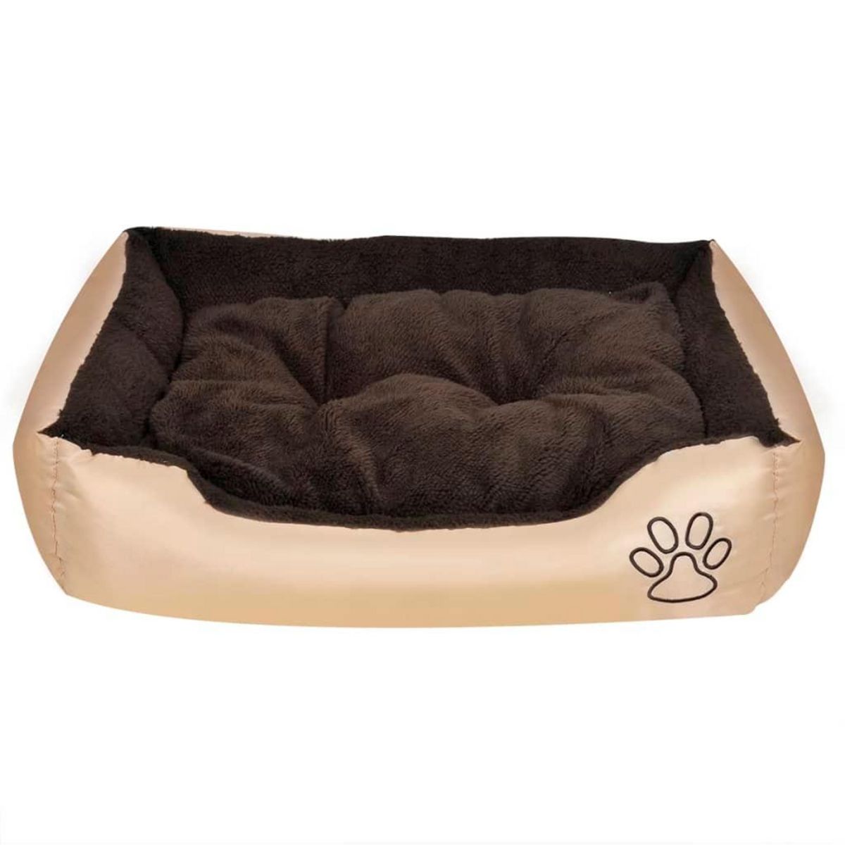 VIDAXL Lit chaud pour chiens avec coussin rembourre Taille XL