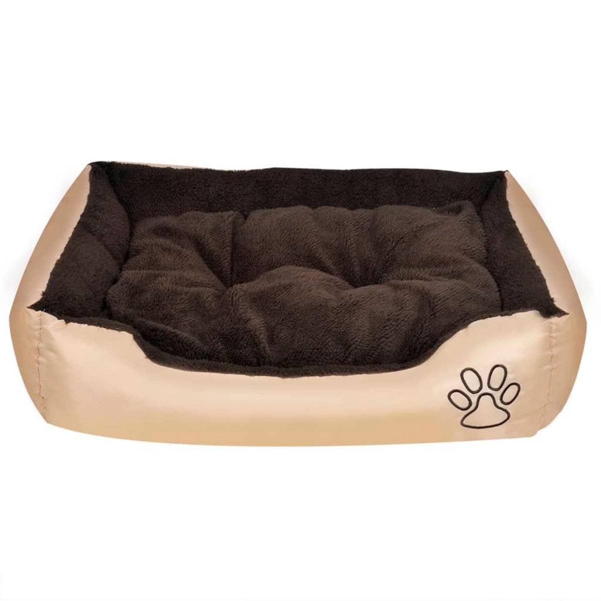 VIDAXL Lit chaud pour chiens avec coussin rembourre Taille XL
