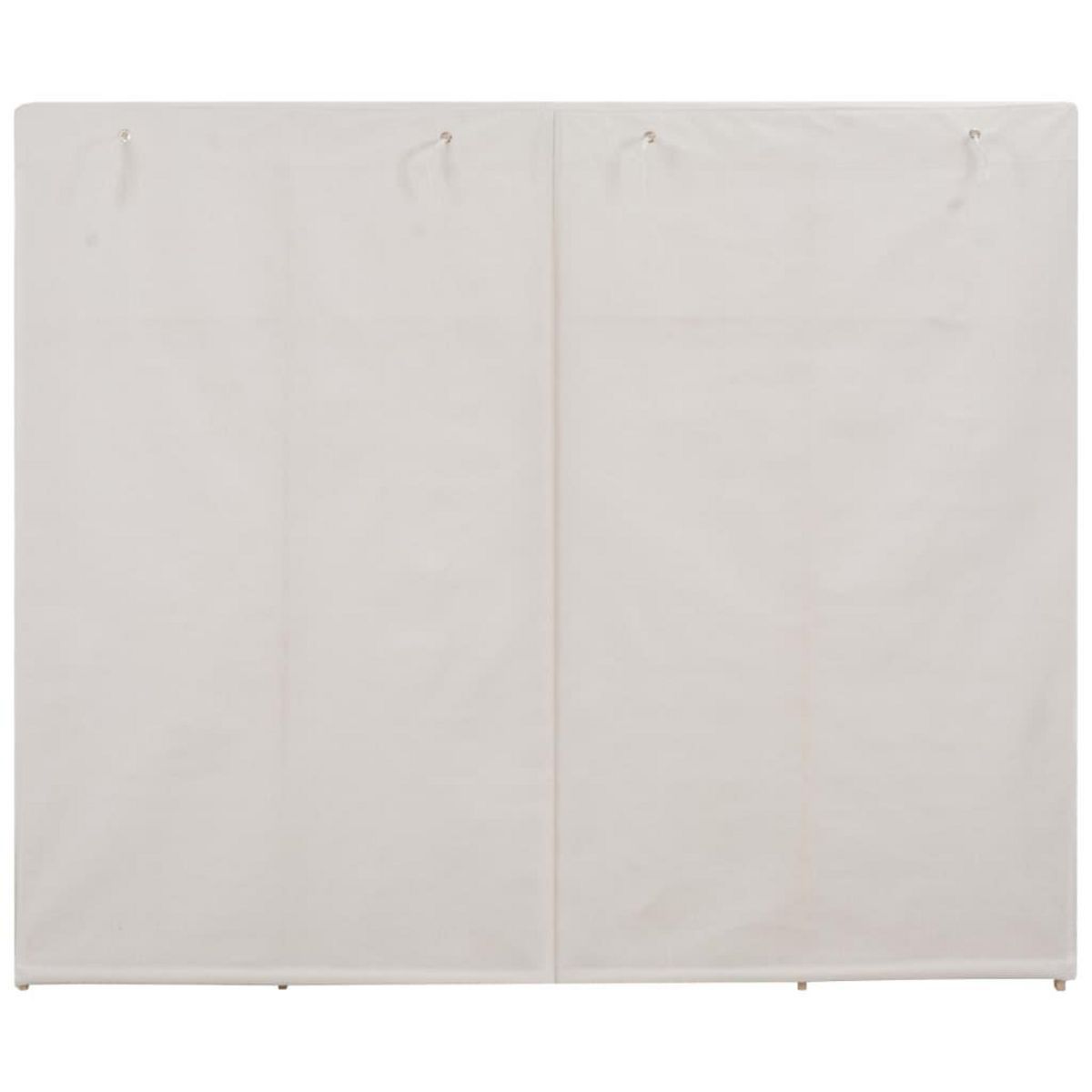 VIDAXL Garde-robe Blanc 200 x 40 x 170 cm Tissu