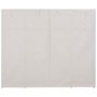 Voir la diapositive 3 : VIDAXL Garde-robe Blanc 200 x 40 x 170 cm Tissu