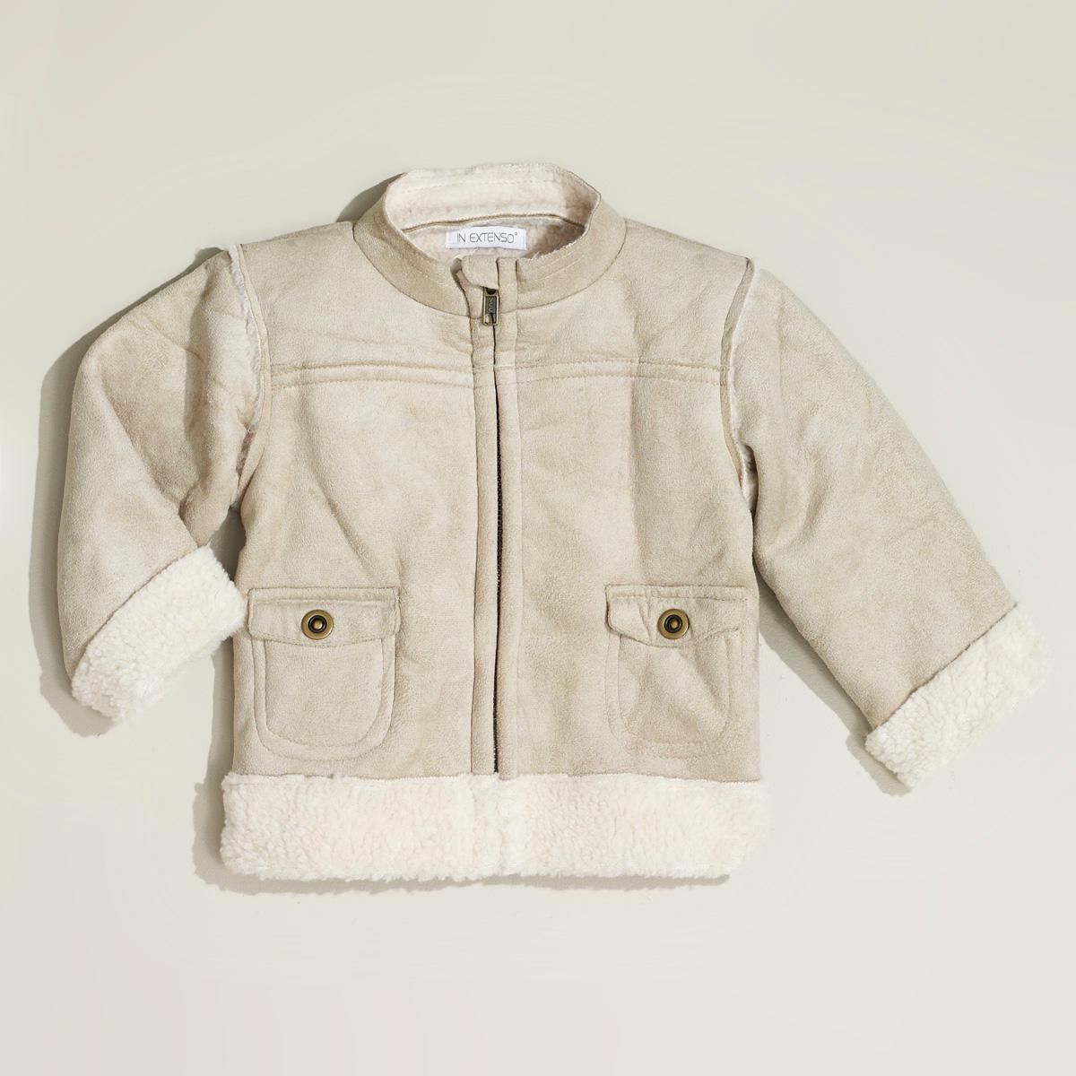 Blouson imitation mouton retournée