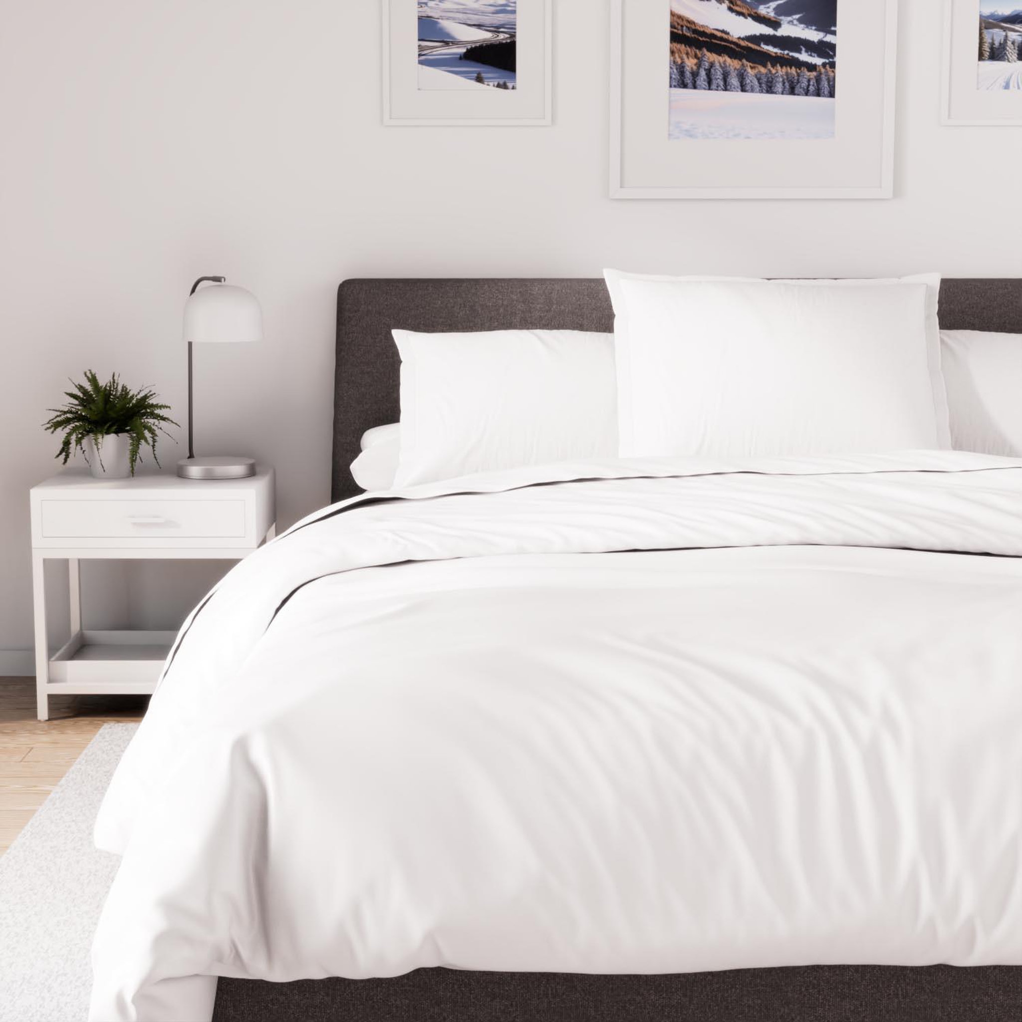 Voir la diapositive 1 : SOLEIL D'OCRE Housse de couette en polycoton PERCALE, par Soleil d'ocre