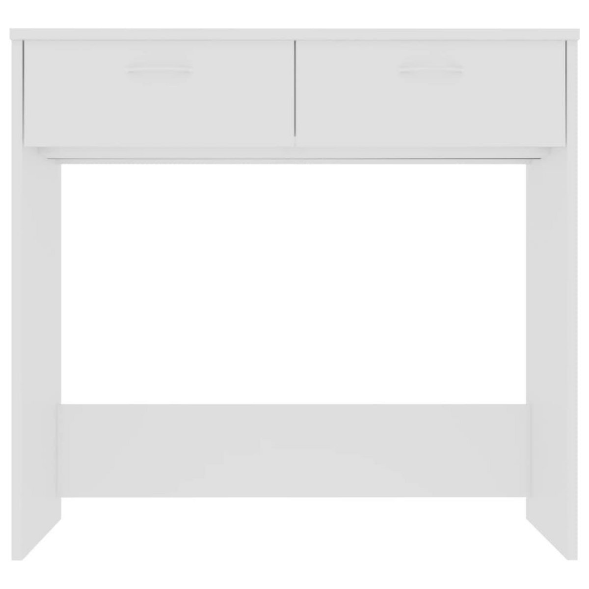 VIDAXL Bureau Blanc 80x40x75 cm Bois d'ingenierie