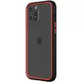 RHINOSHIELD Bumper iPhone 12 Pro Max CrashGuard noir/rouge