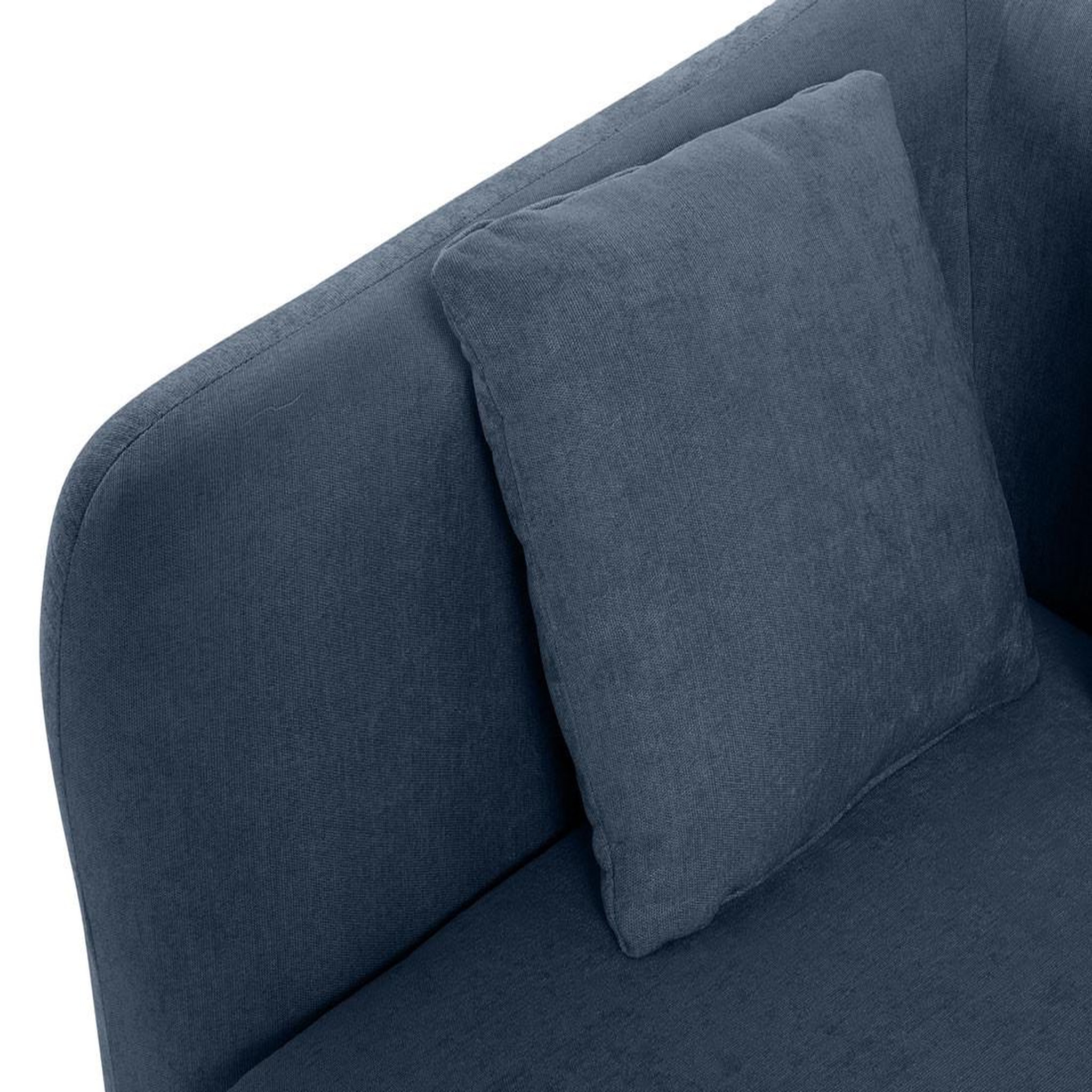 Voir la diapositive 5 : LISA DESIGN Ikare - module d'assise d'angle gauche - en tissu
