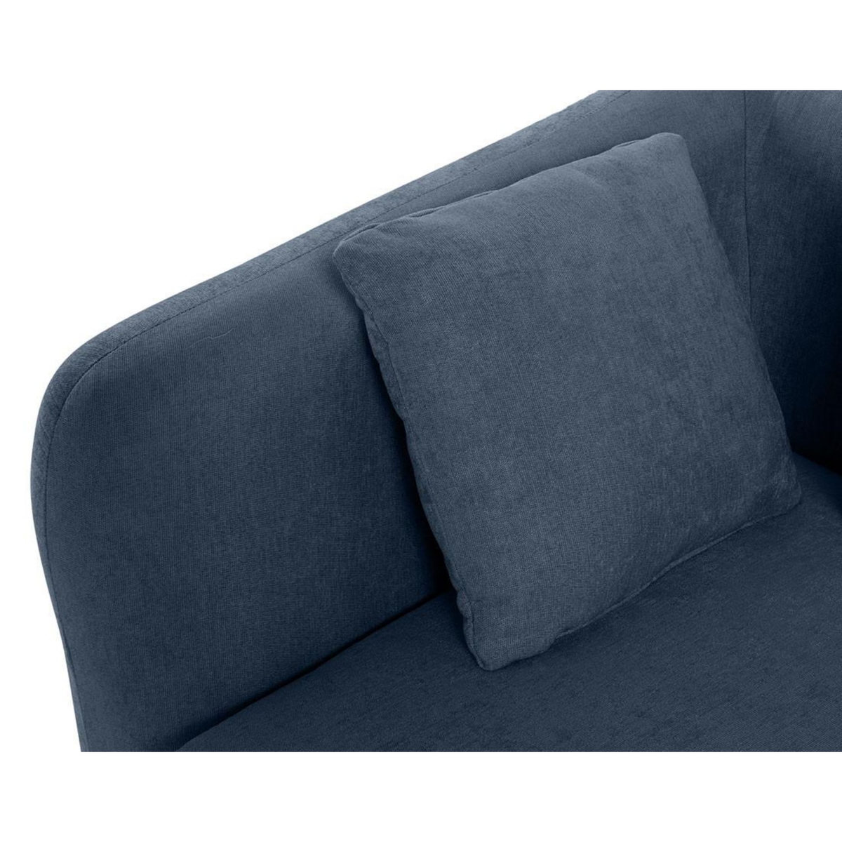 LISA DESIGN Ikare - module d'assise d'angle gauche - en tissu