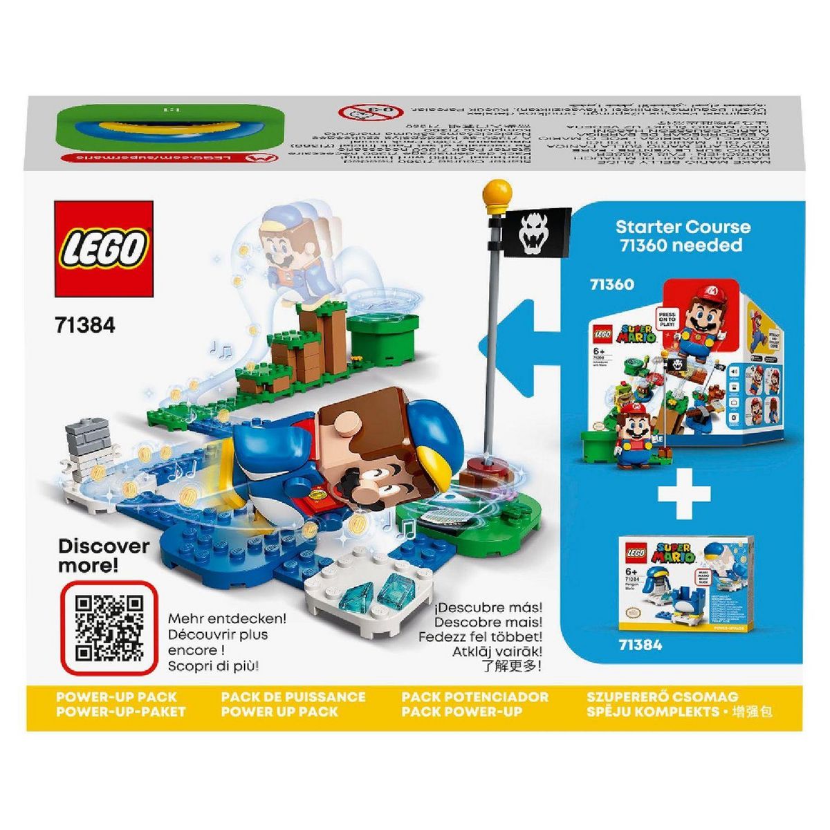 LEGO Super Mario 71384 Pack de Puissance Mario pingouin