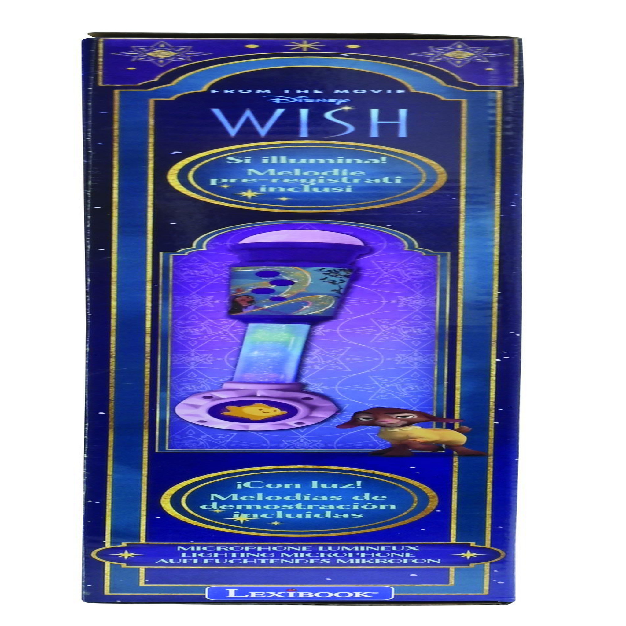 Voir la diapositive 6 : Lexibook Microphone Wish avec tube lumineux et enceinte