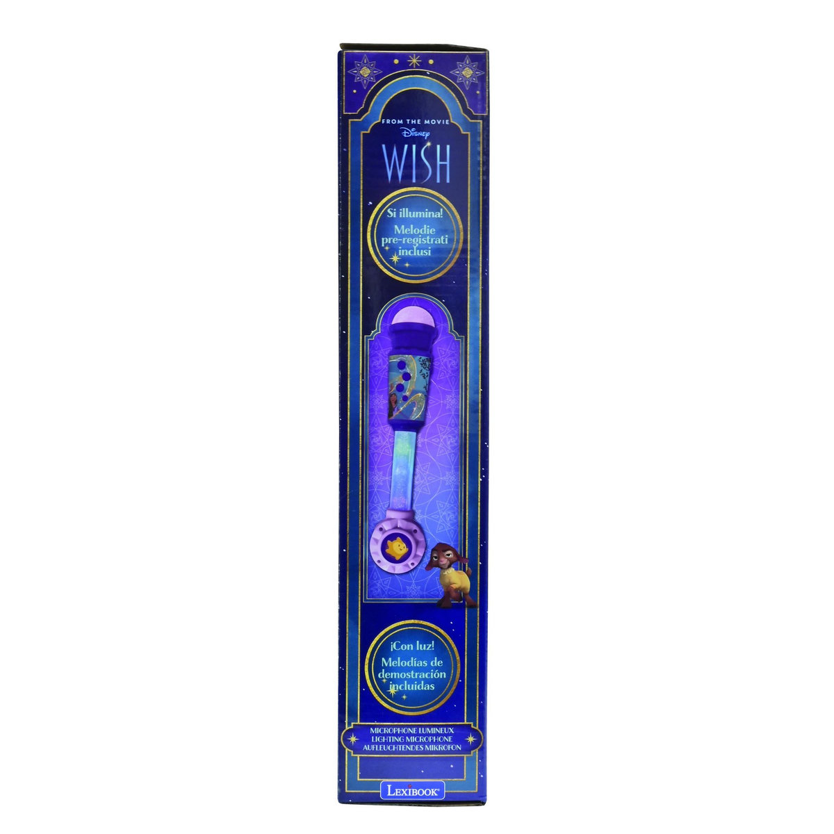 Lexibook Microphone Wish avec tube lumineux et enceinte
