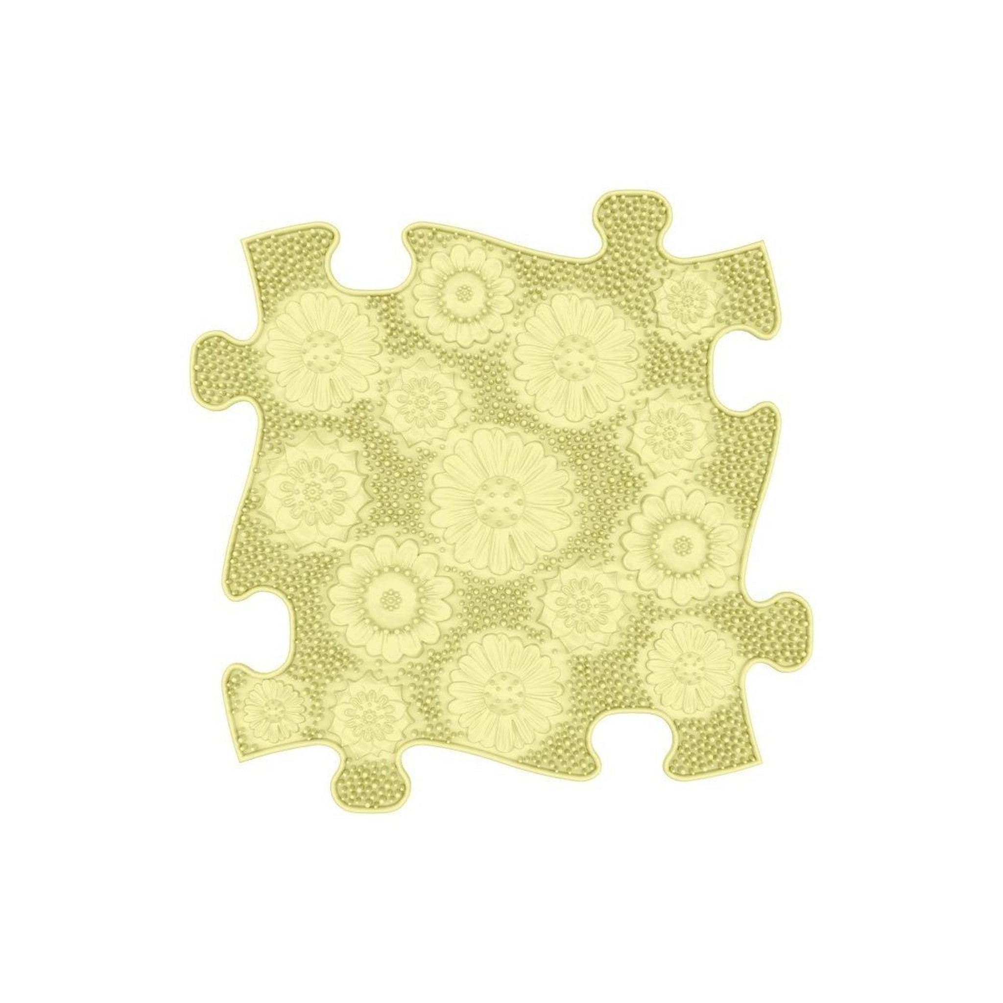 Voir la diapositive 5 : MUFFIK Tapis sensoriel  ensemble printemps - 6 pièces, beige, jaune pastel, vert pastel