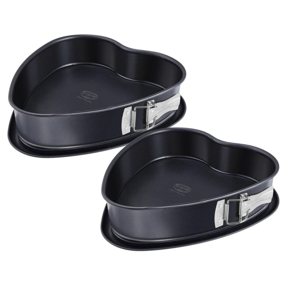 DR.OETKER Ensemble de 2 Moules à charnière en forme de cœur 25 cm Dr. Oetker