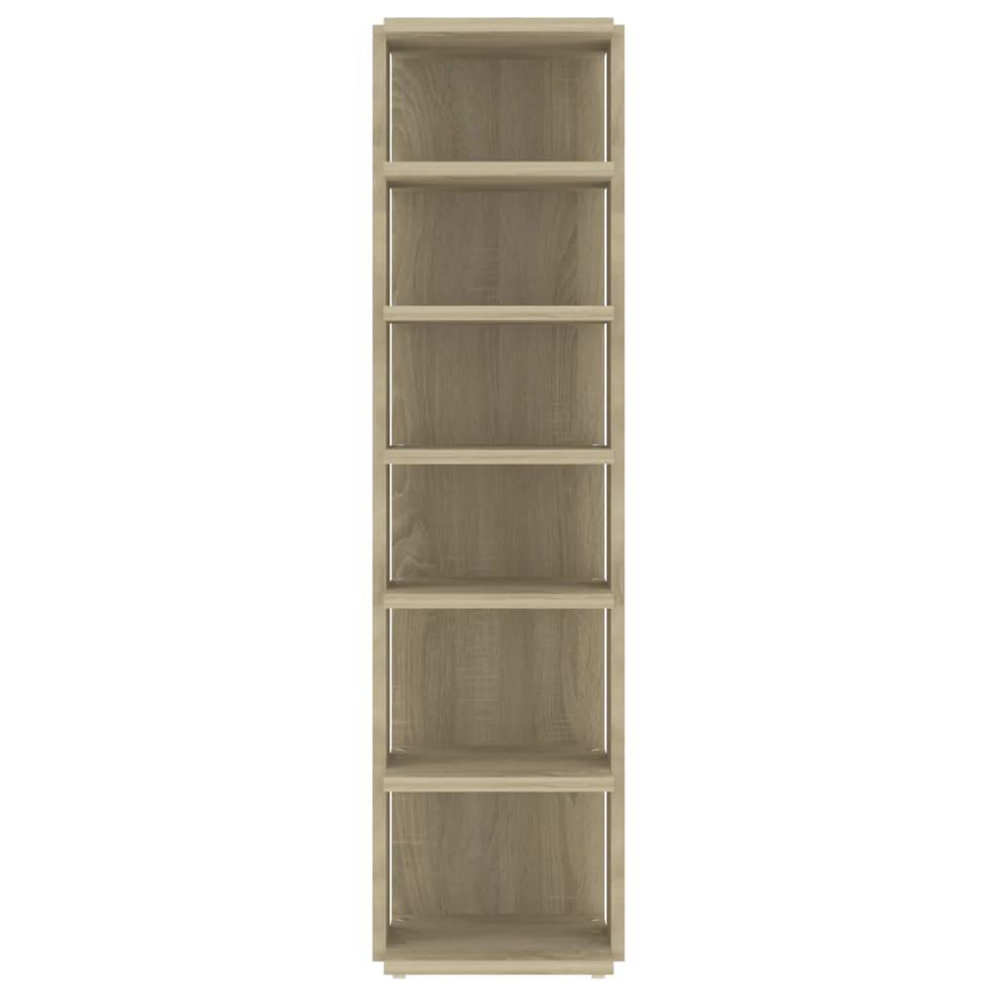 Voir la diapositive 5 : VIDAXL Armoires a chaussures 2 pcs Chene Sonoma 27,5x27x102 cm