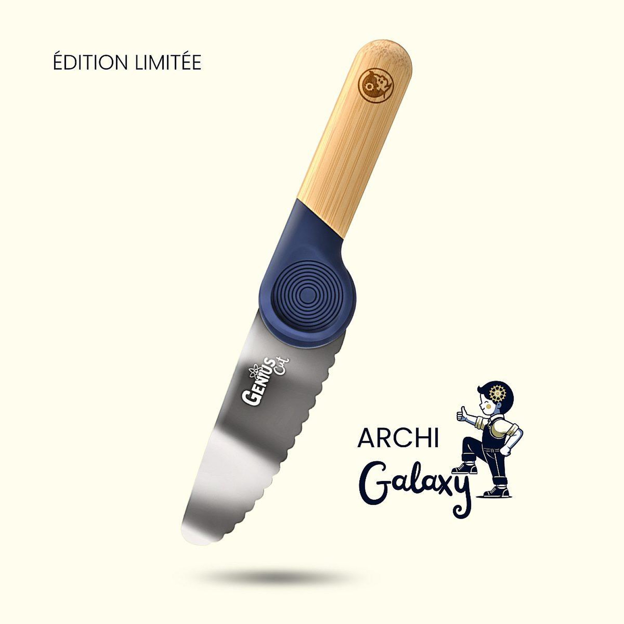 Voir la diapositive 2 : LES PETITS ARCHITECTES Le couteau educatif genius cut couleur archi galaxy