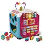 Voir la diapositive 1 : VTECH Maxi cube multi-activités rose 