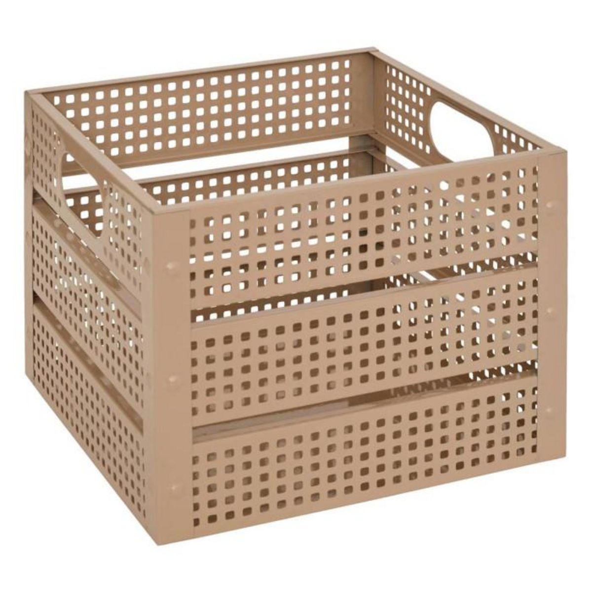 ATMOSPHERA Lot de 4 Caisses de Rangement  Azae  35cm Beige