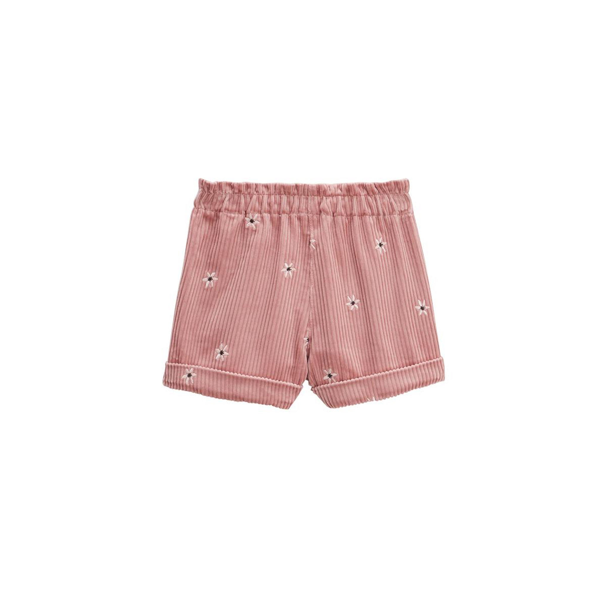 Voir la diapositive 2 : Petit Béguin Short bébé en velours côtelé Bloom