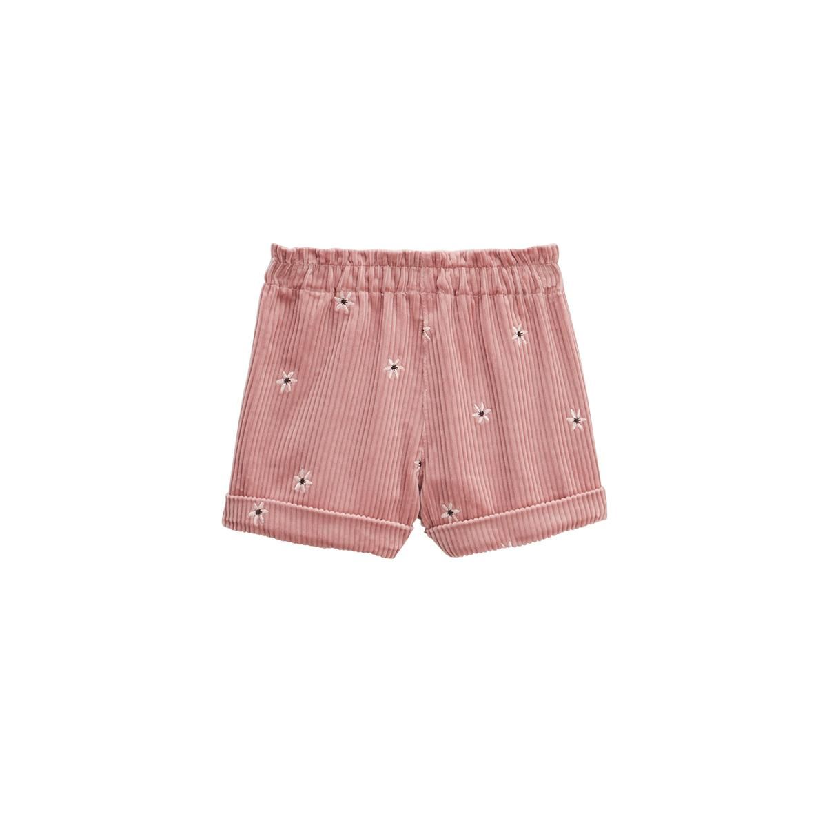 Petit Béguin Short bébé en velours côtelé Bloom