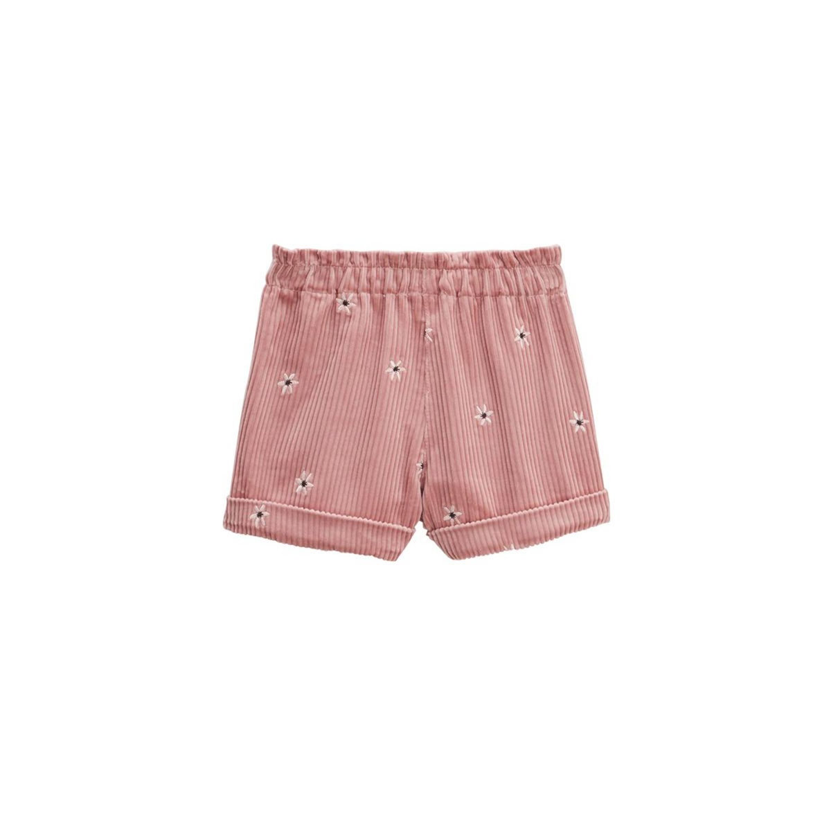 Petit Béguin Short bébé en velours côtelé Bloom